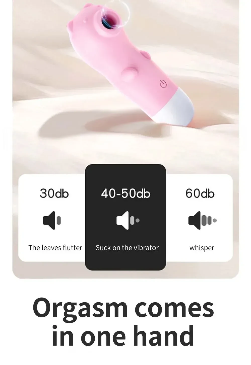 succionador femenino silicona suave rosa