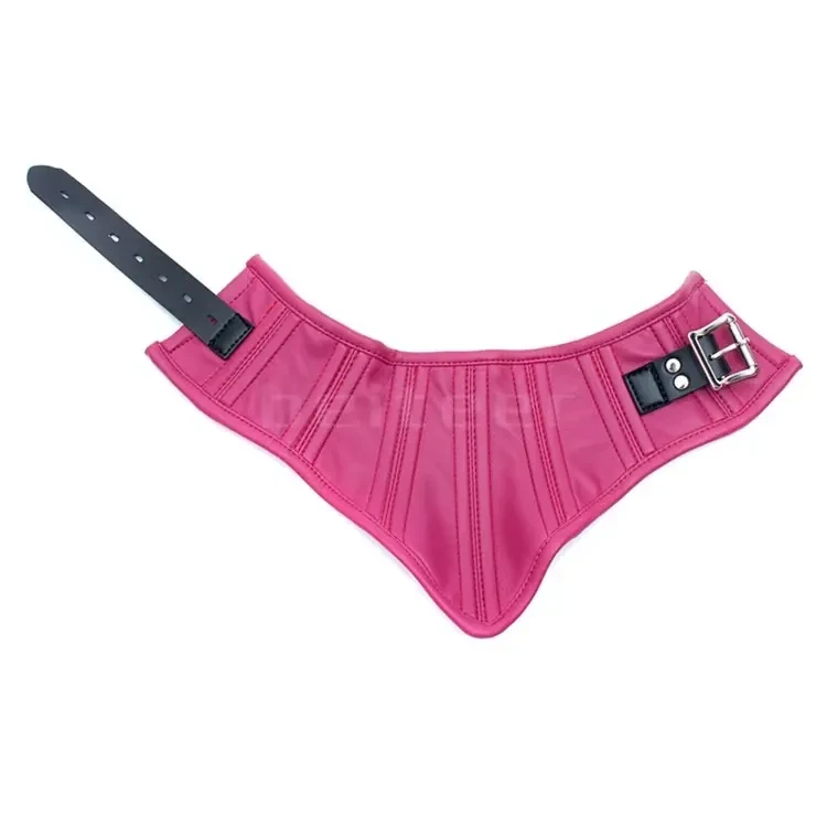 sujecion de cuello ajustable piel sintetica
