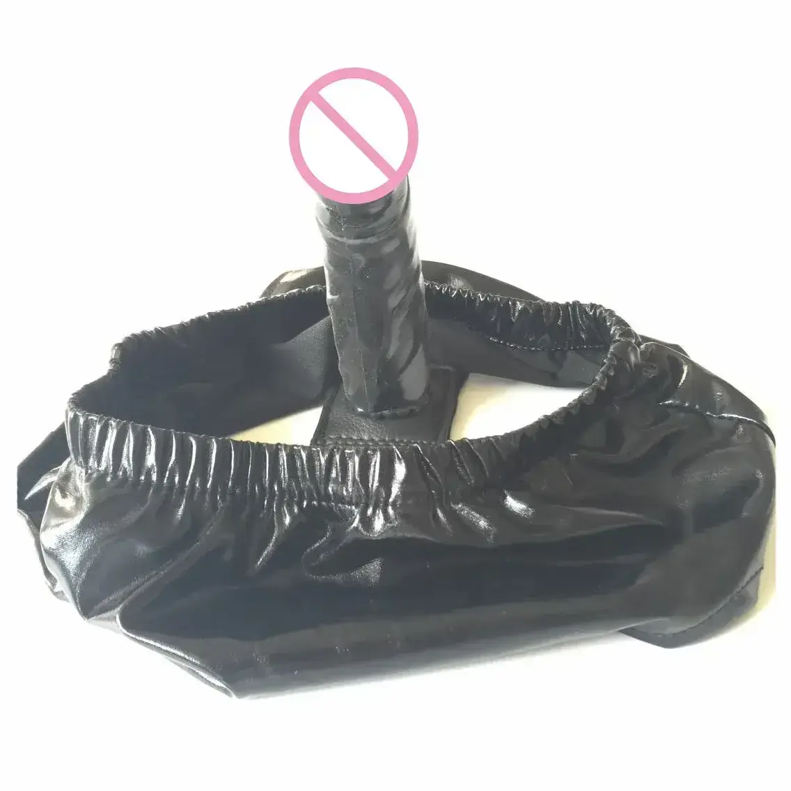 tanga erotica con dildo plug de silicona