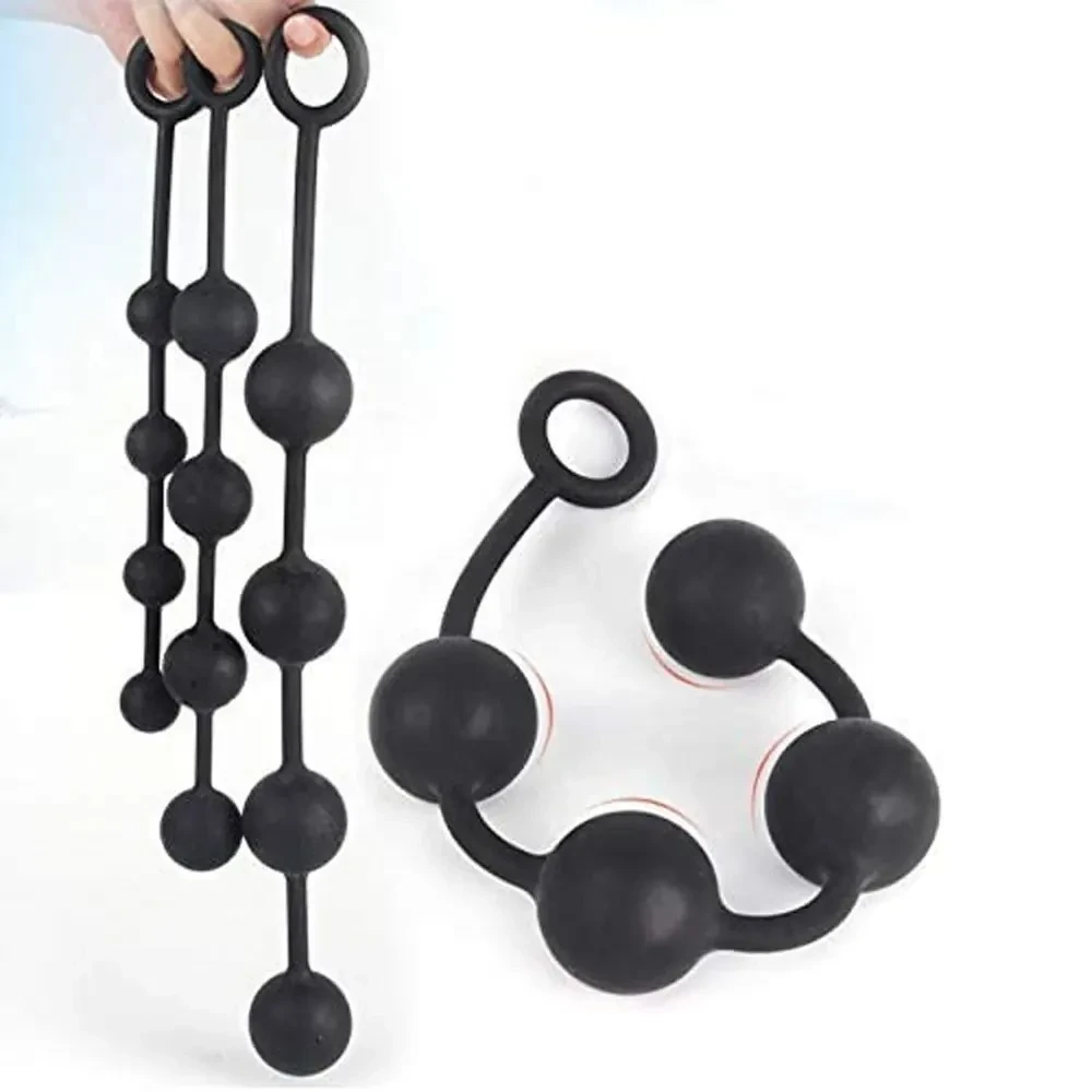 tapón anal con diseño de cuentas