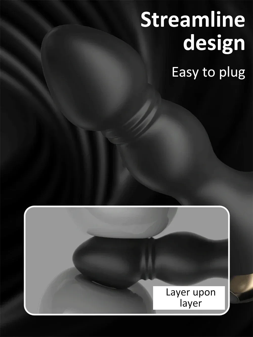 tapon anal control remoto largo distancia