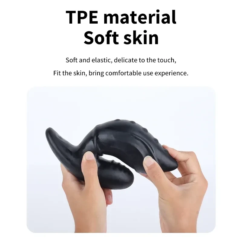 tapon anal curvo silicona masculina