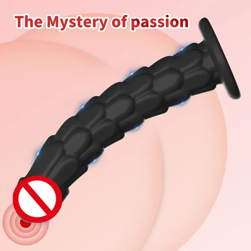 tapon anal de silicona con escamas