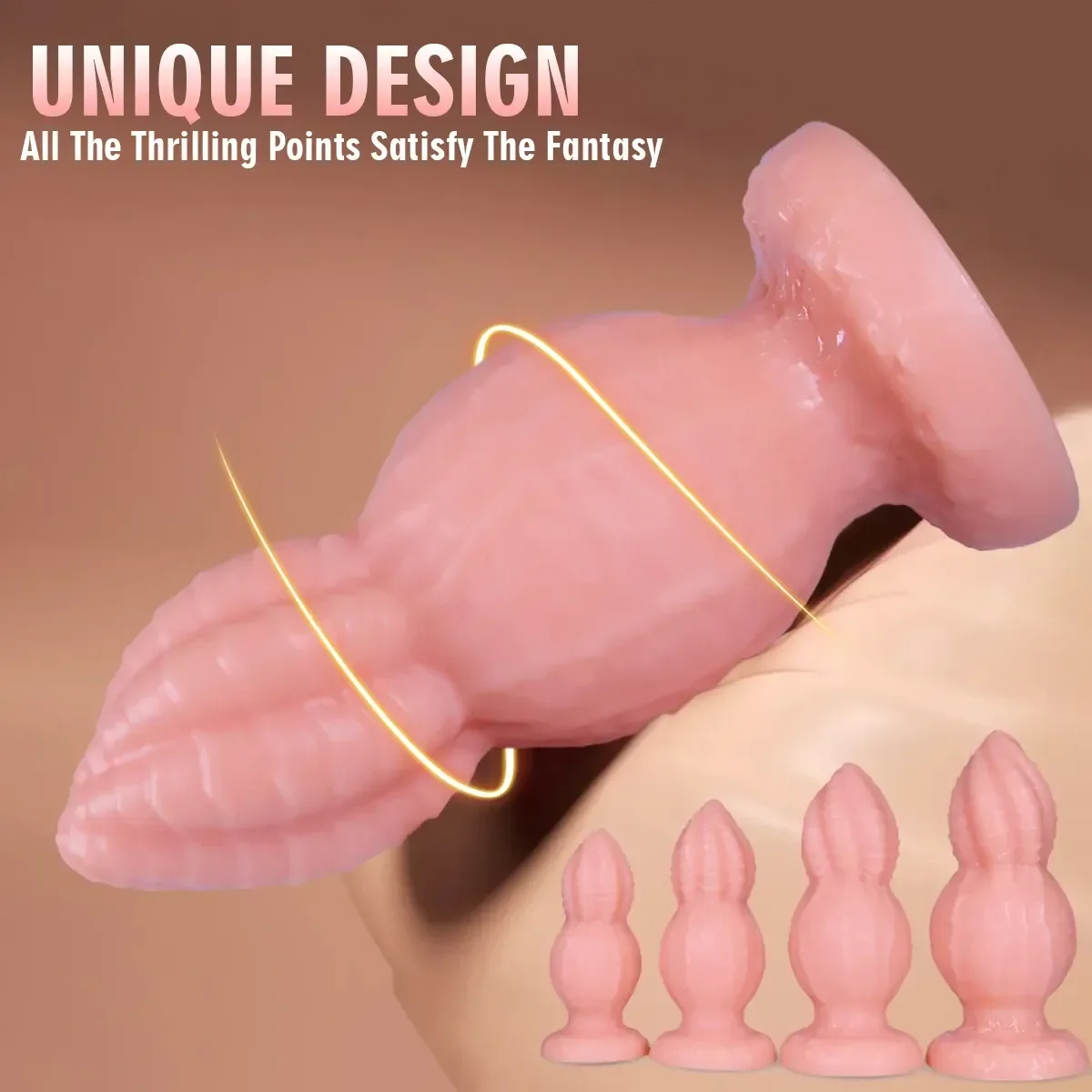 tapon anal goma flexible tamano XL