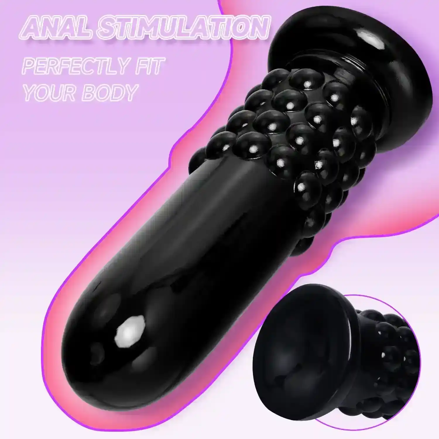 tapon anal grueso ventosa segura