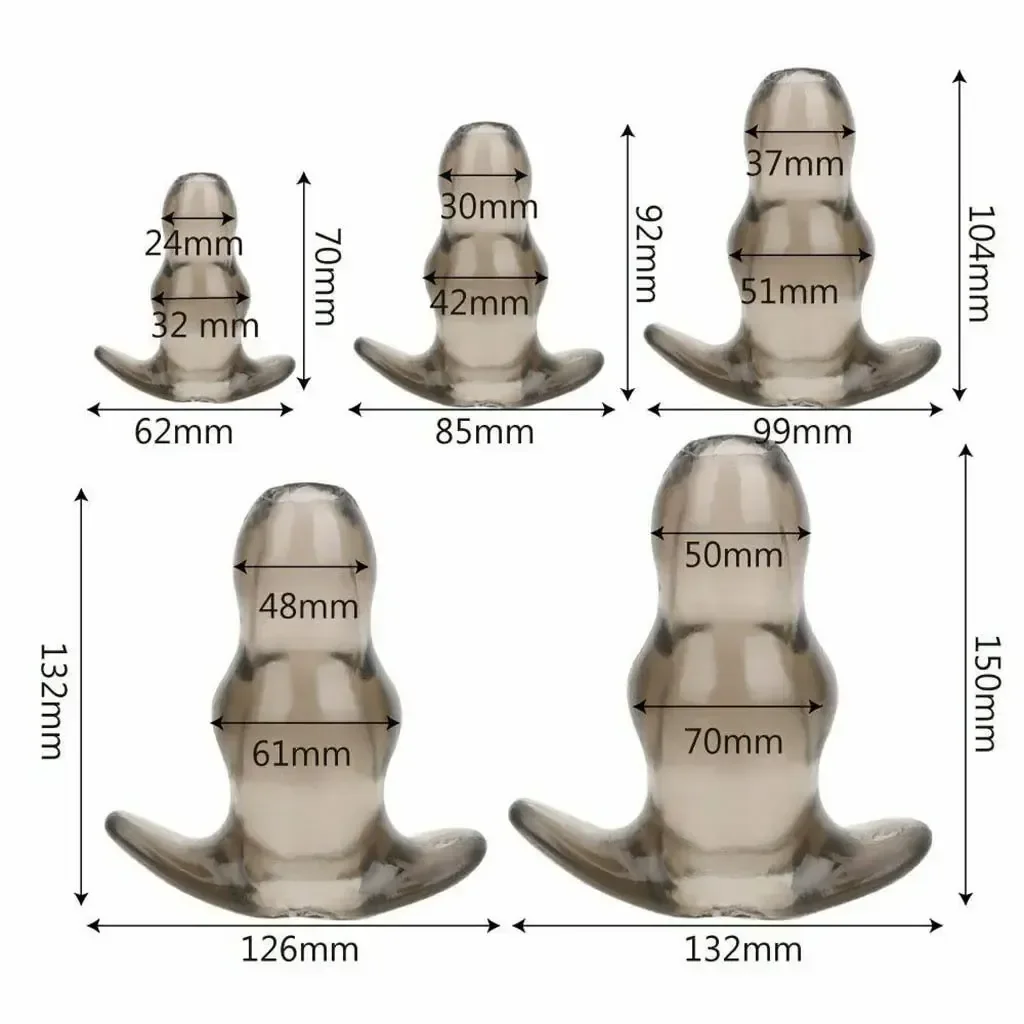 tapon anal hueco silicona exploracion
