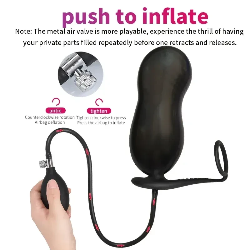 tapon anal inflable de cuerpo entero