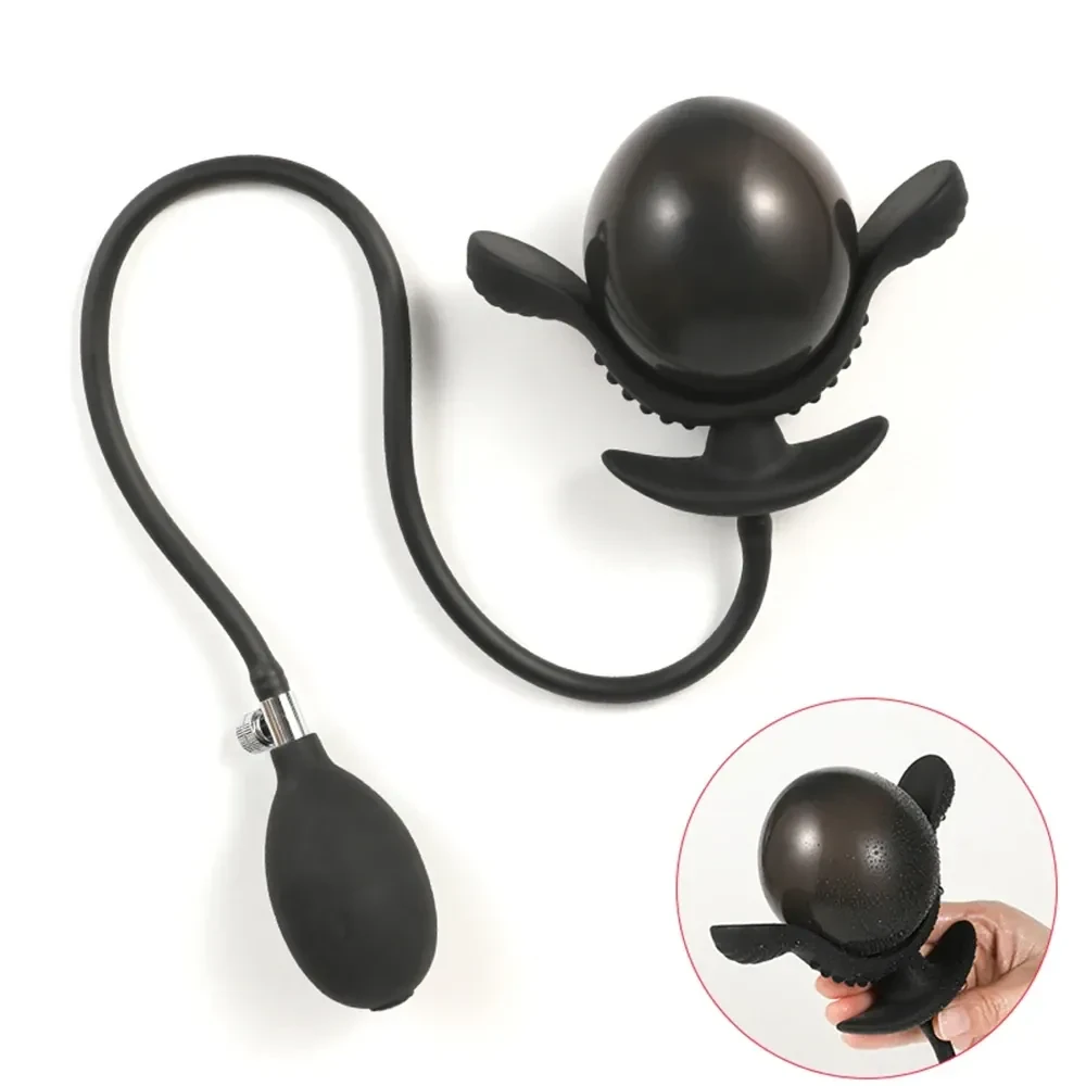 tapon anal inflable suave al tacto