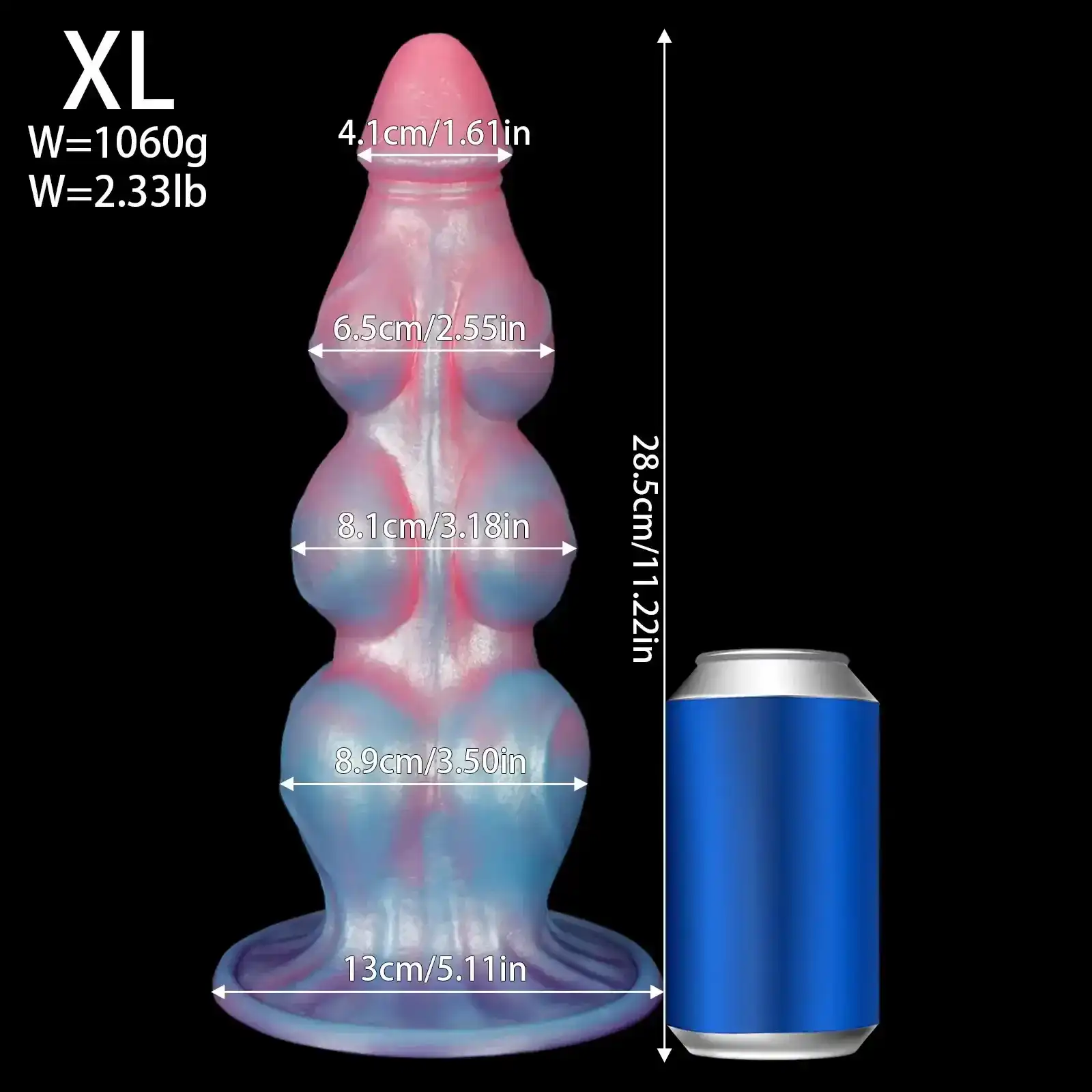 tapon anal negro con ventosa 1