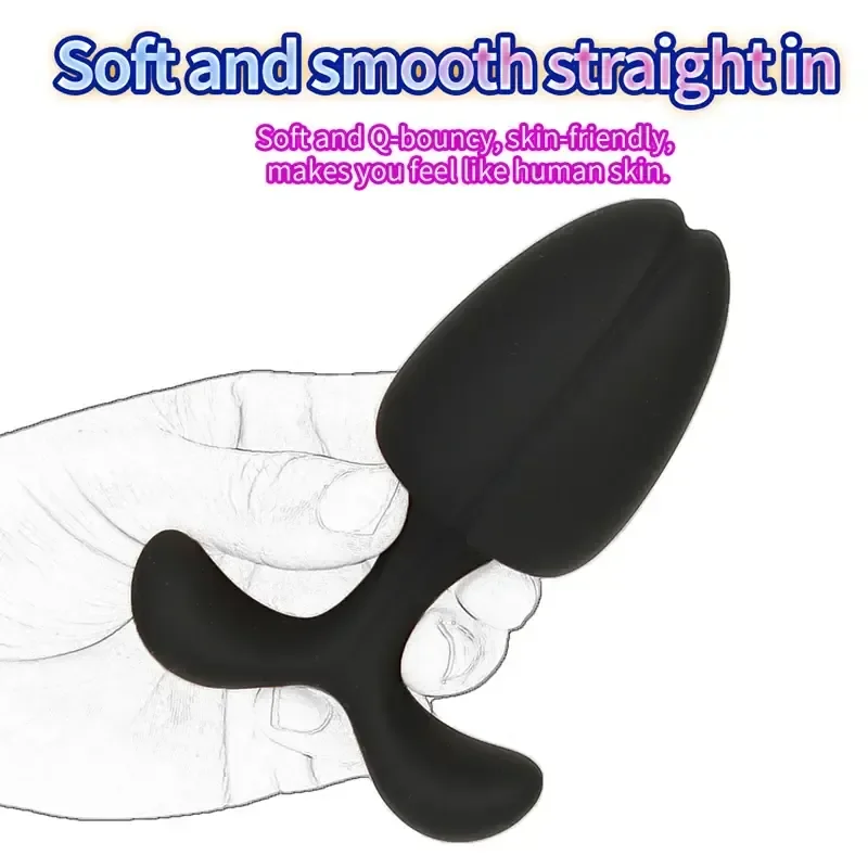 tapon anal negro silicona suave