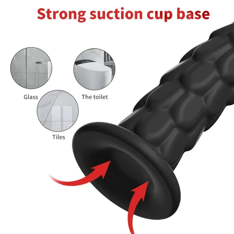 tapon anal negro silicona texturizada