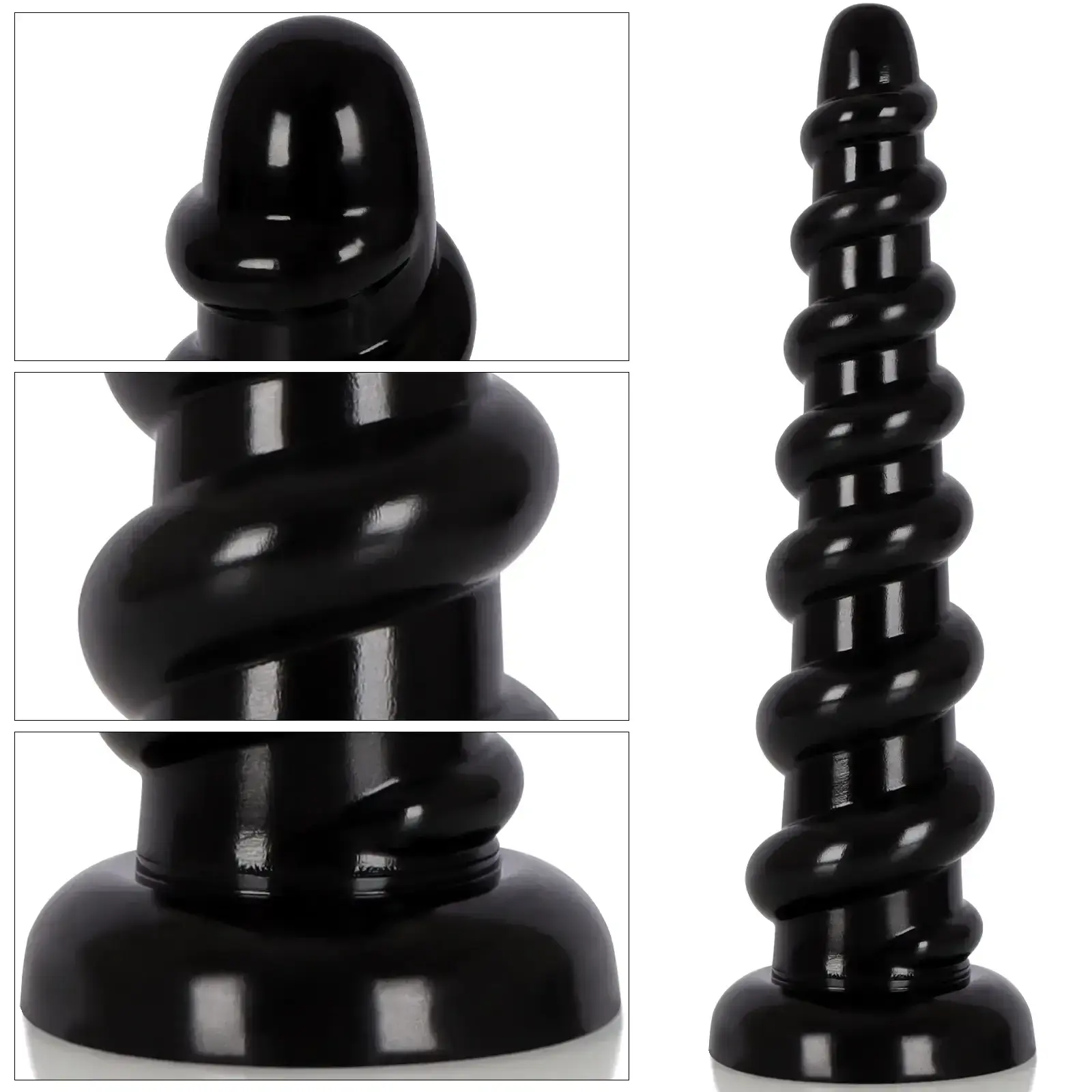 tapon anal plastico forma espiral
