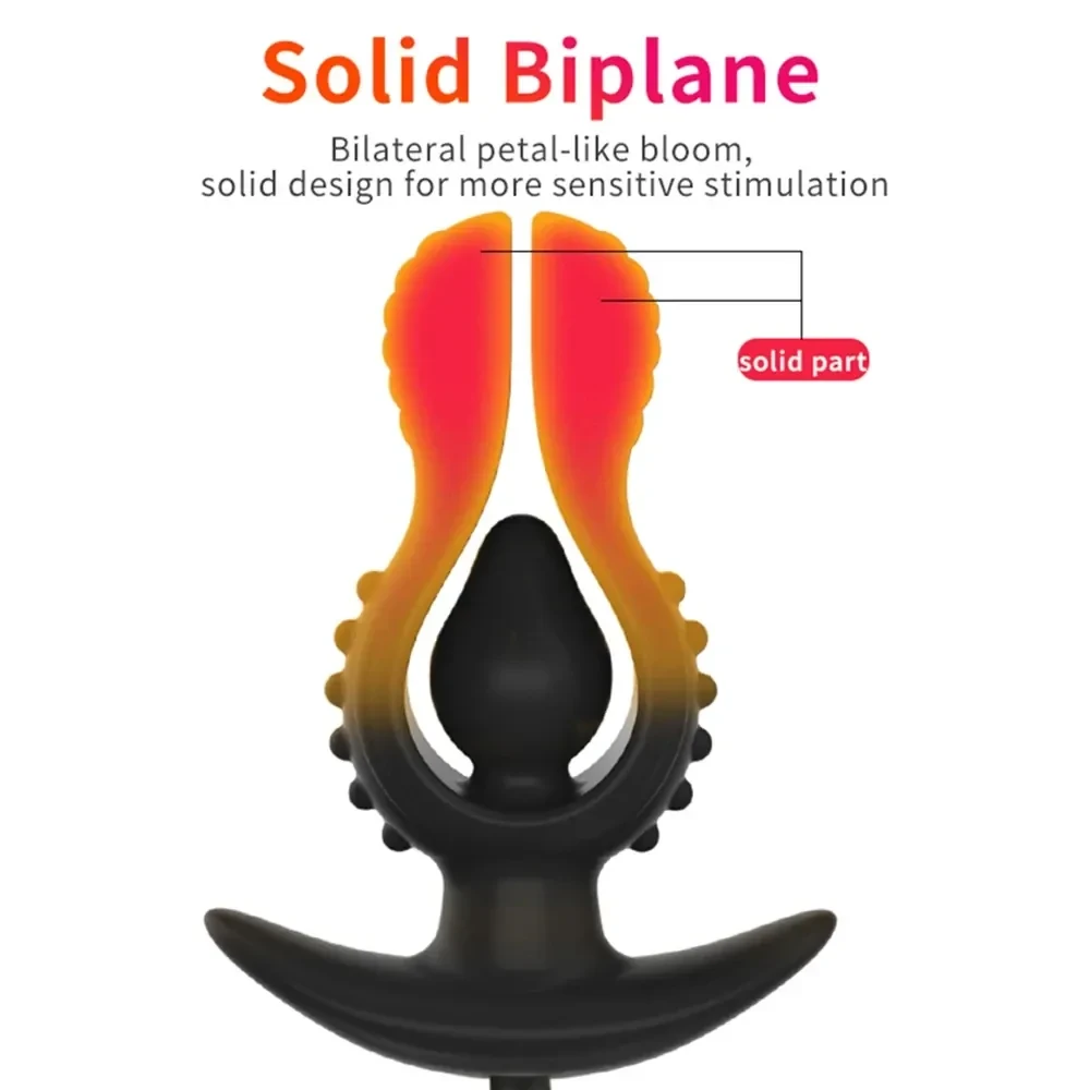 tapon anal silicona con control aire