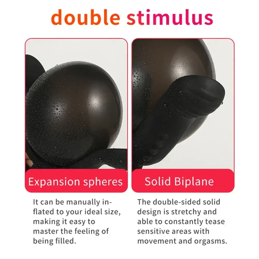 tapon anal silicona con textura