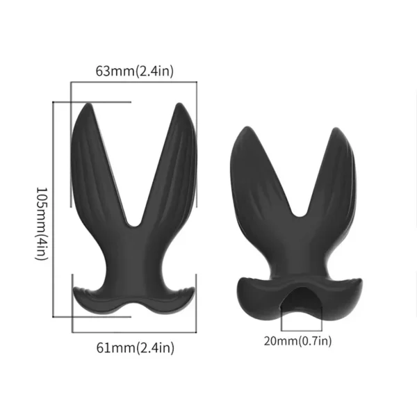tapón anal silicona hueco ancho