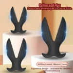 tapón anal silicona hueco para placer