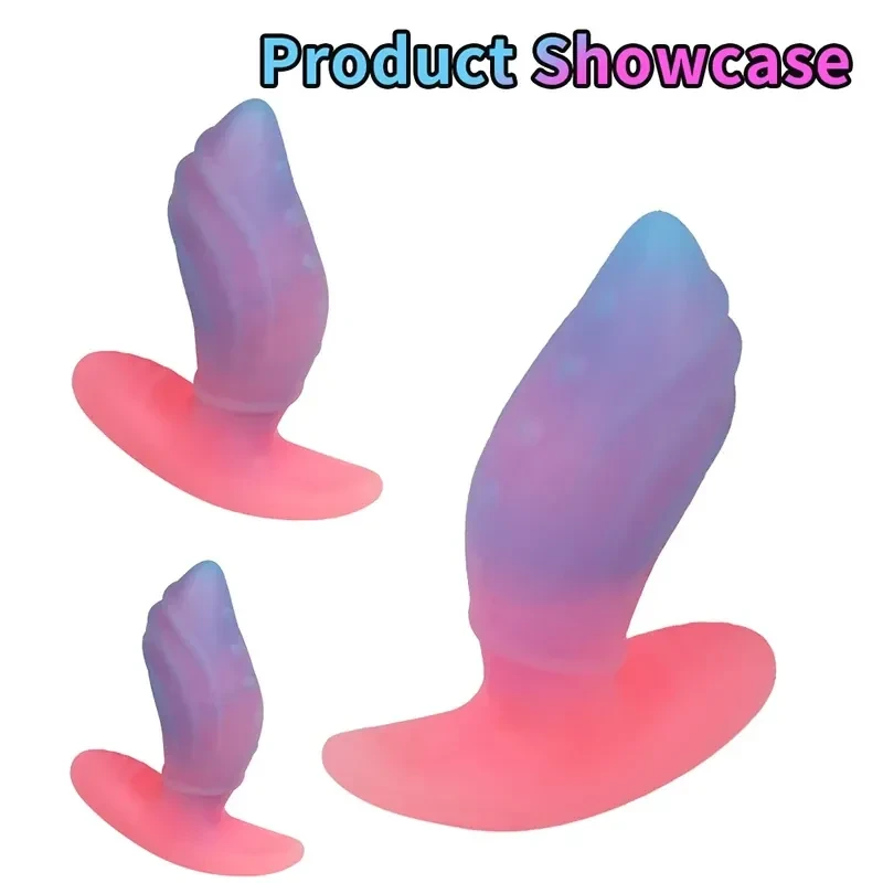 tapon anal silicona liquida negro grande