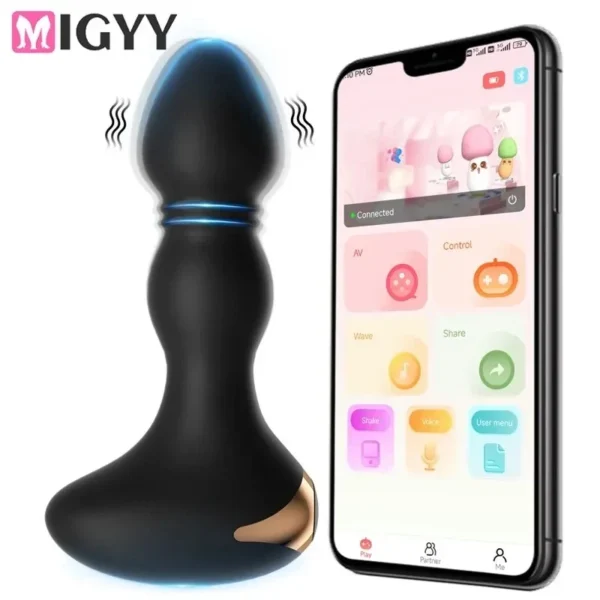 tapón anal silicona médica diseño curvo
