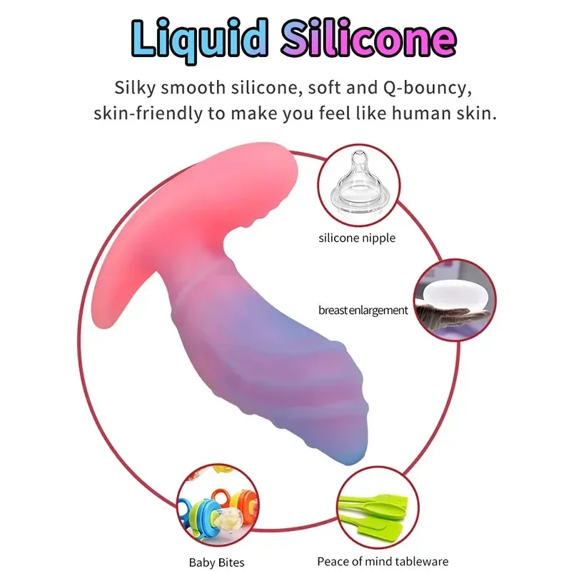 tapon anal silicona medica grande curvado