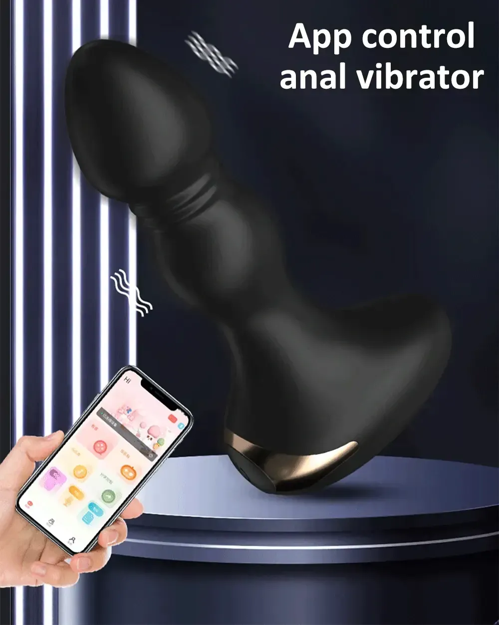 tapon anal silicona medica recargable app