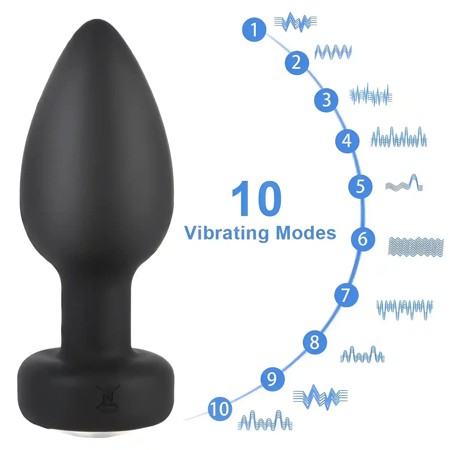 tapon anal silicona medica suave hipoalergenico