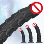 tapón anal silicona negro para exploración