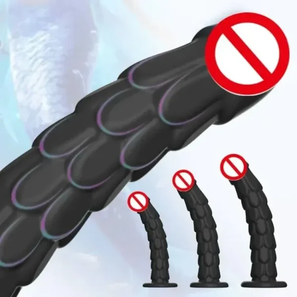 tapón anal silicona negro para exploración