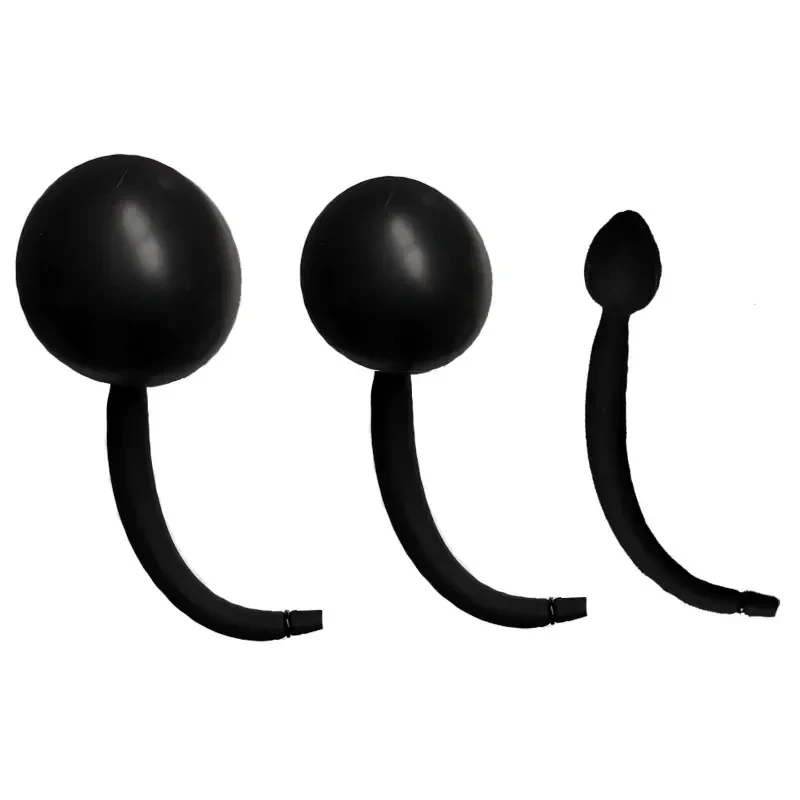 tpe bola metalica negro inflable