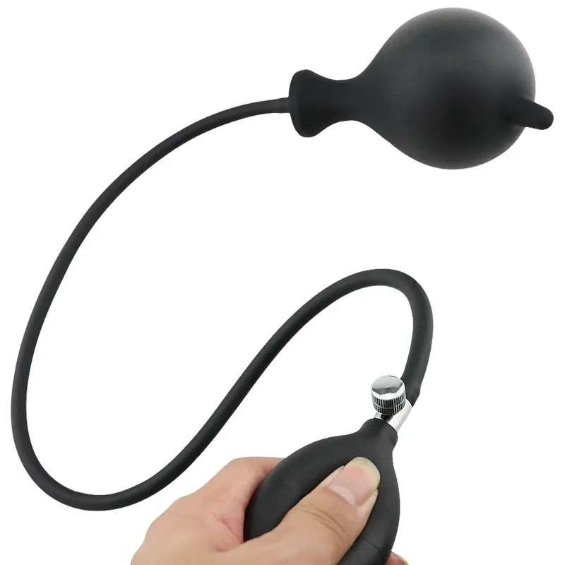 tpe inflable bola metalica negro 1