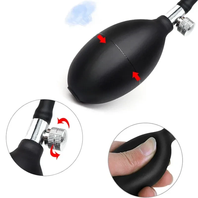 tpe inflable negro bola metalica