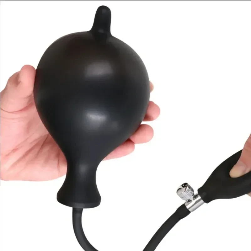 tpe inflable negro metalico bola