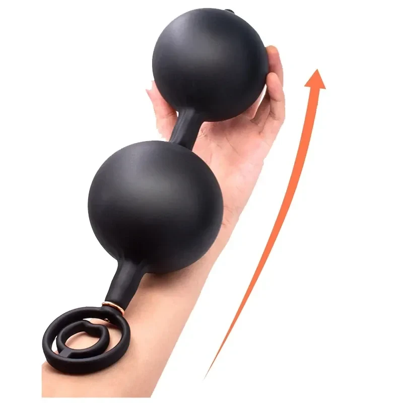 tpe negro inflable bola metalica