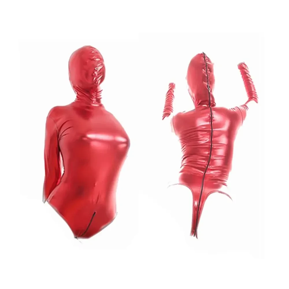 traje bondage cuerpo entero imitacion cuero