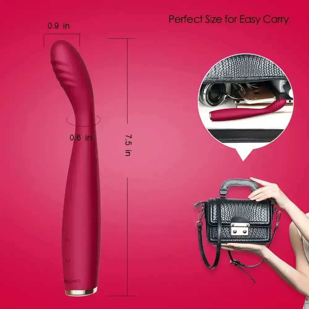 varita vibratoria silicona impermeable ipx7