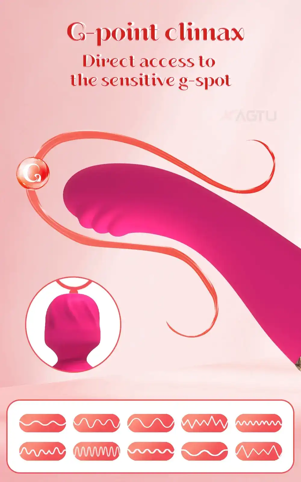 varita vibratoria silicona medica estimulacion clitoriana