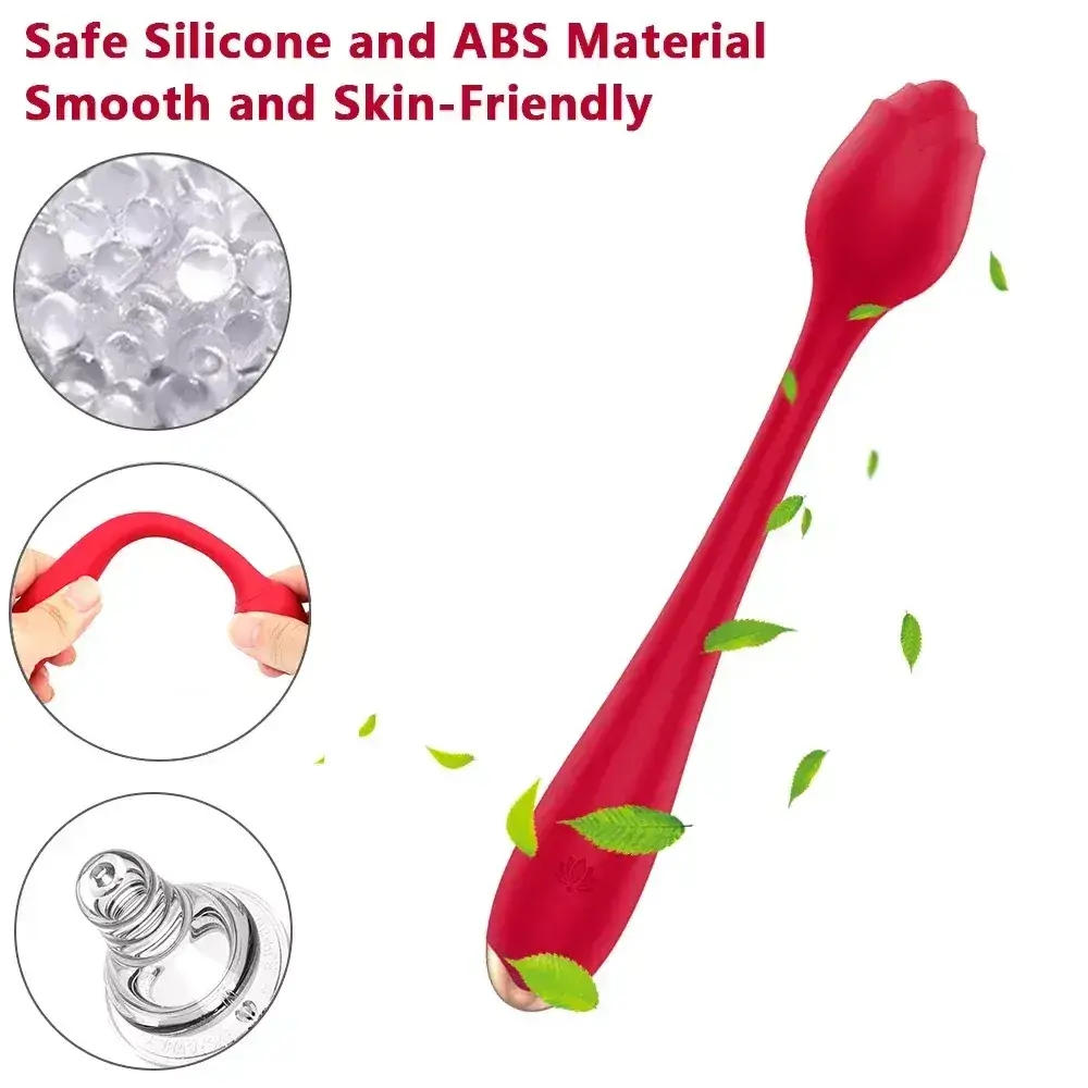 vibrador 9 modos silicona flexible