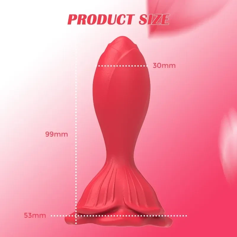 vibrador anal con nueve modos