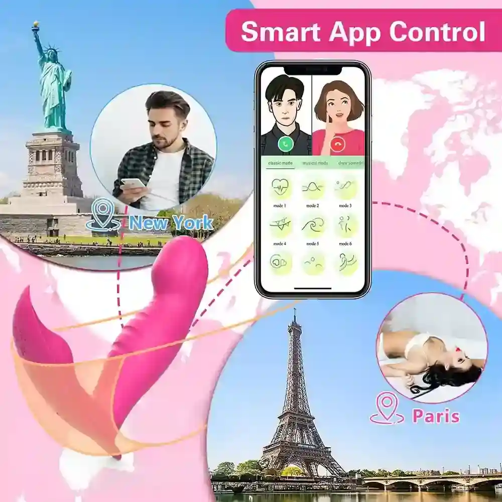 vibrador anal control por bluetooth
