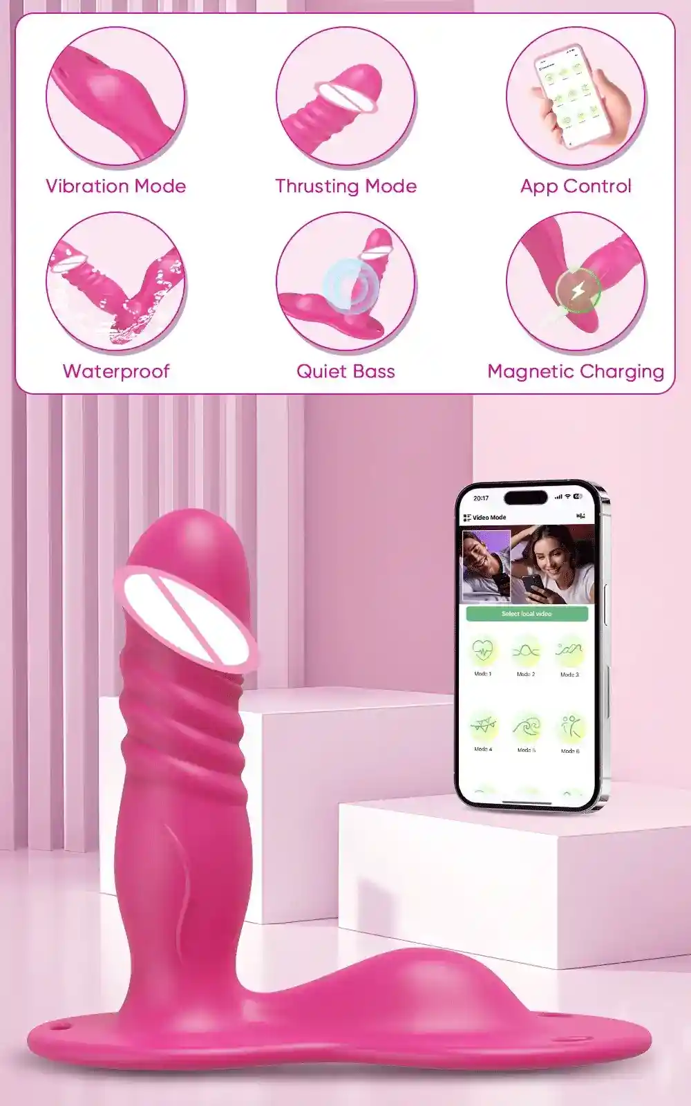 vibrador anal curvado silicona suave