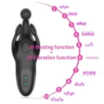 vibrador anal de 195mm de largo