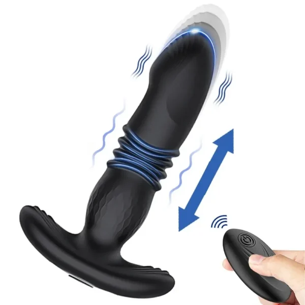 vibrador anal hombres silicona suave