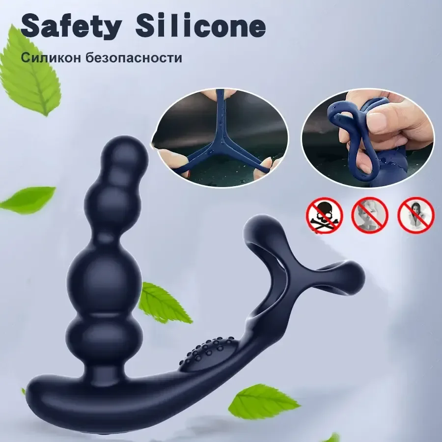 vibrador anal para hombres con control remoto