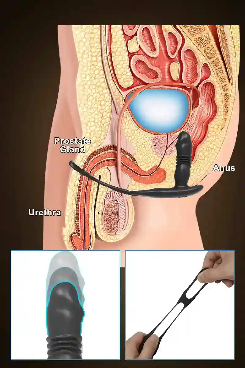 vibrador anal silicona negra app