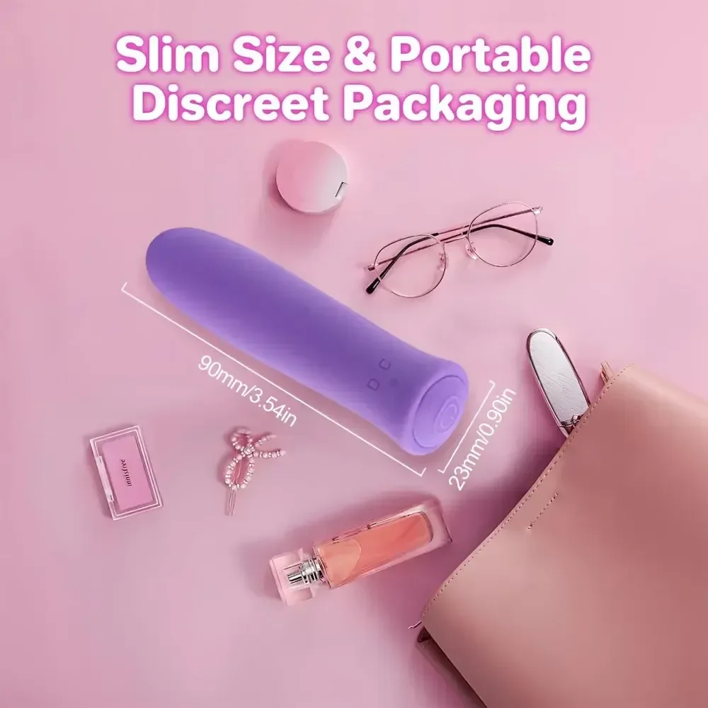 vibrador bala diseno curvo intimo