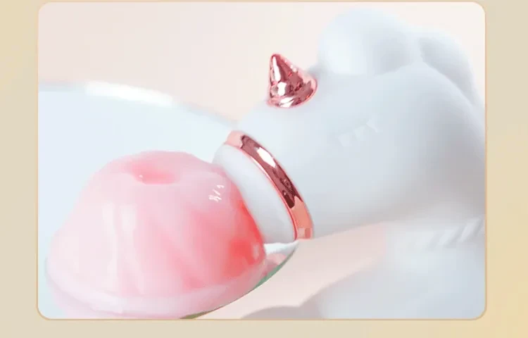 vibrador blanco con insercion automatica