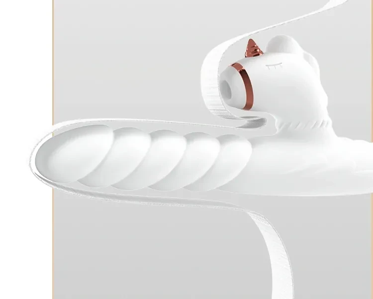 vibrador blanco de silicona y abs