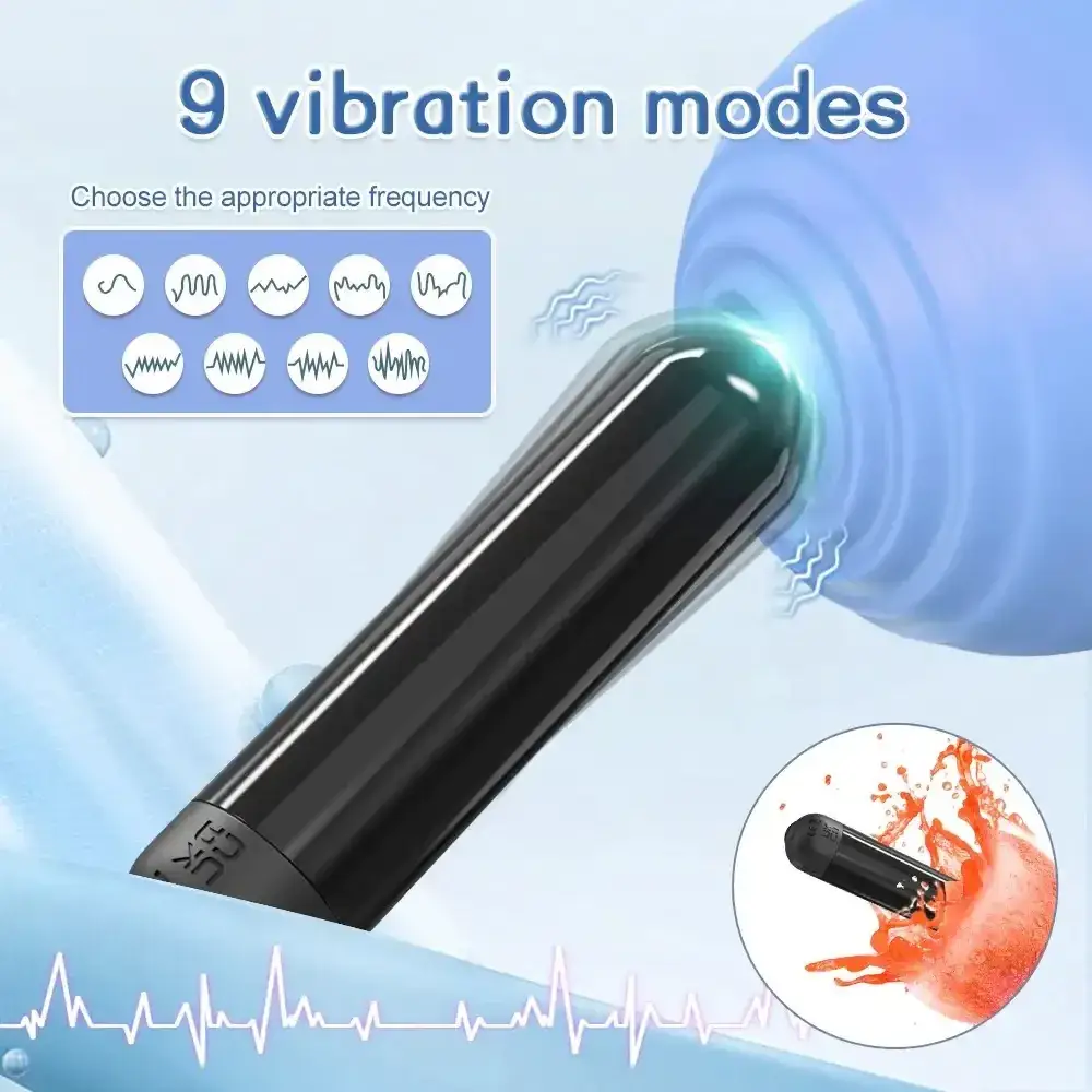 vibrador bullet abs recargable