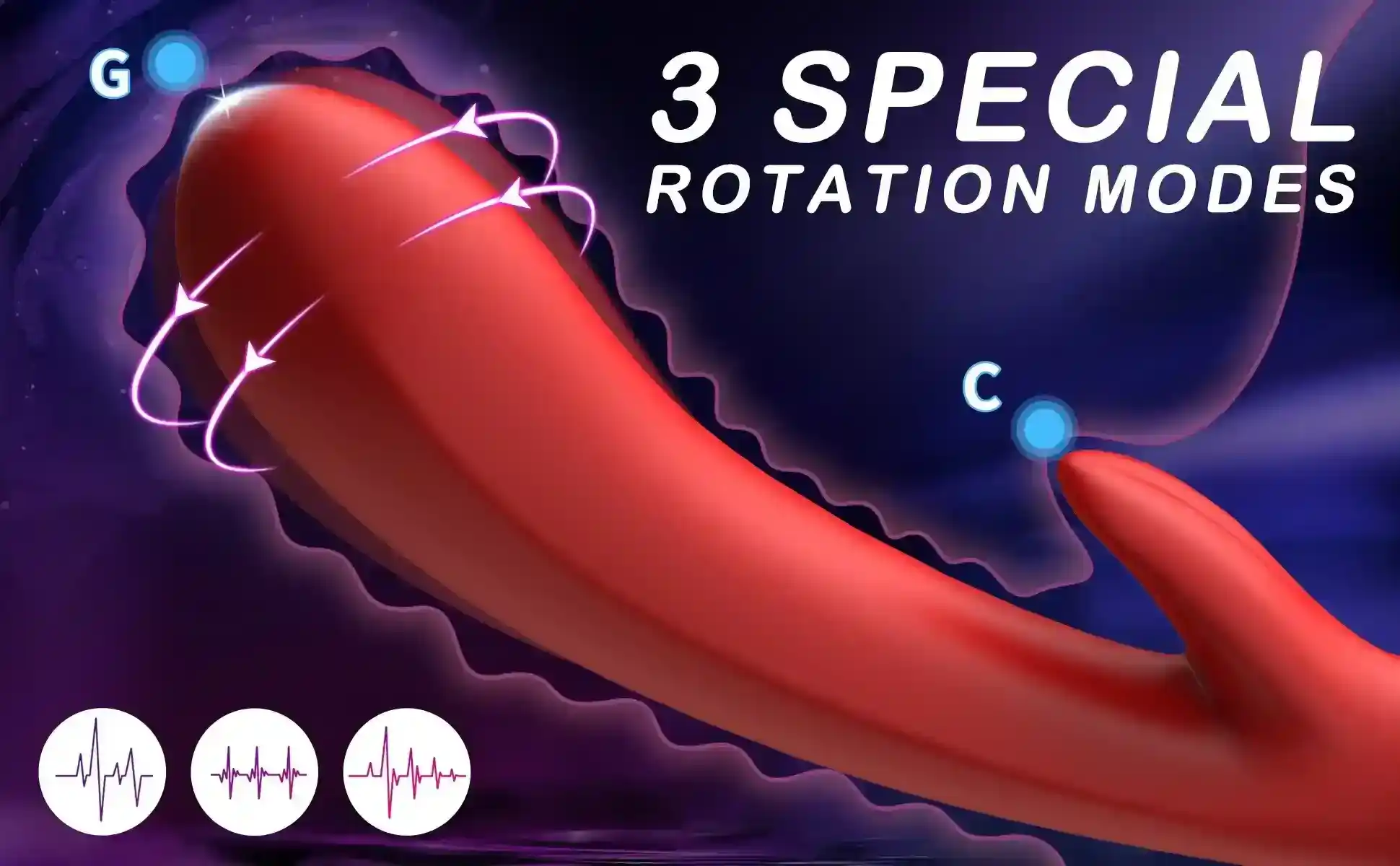vibrador clitoriano rosa recargable