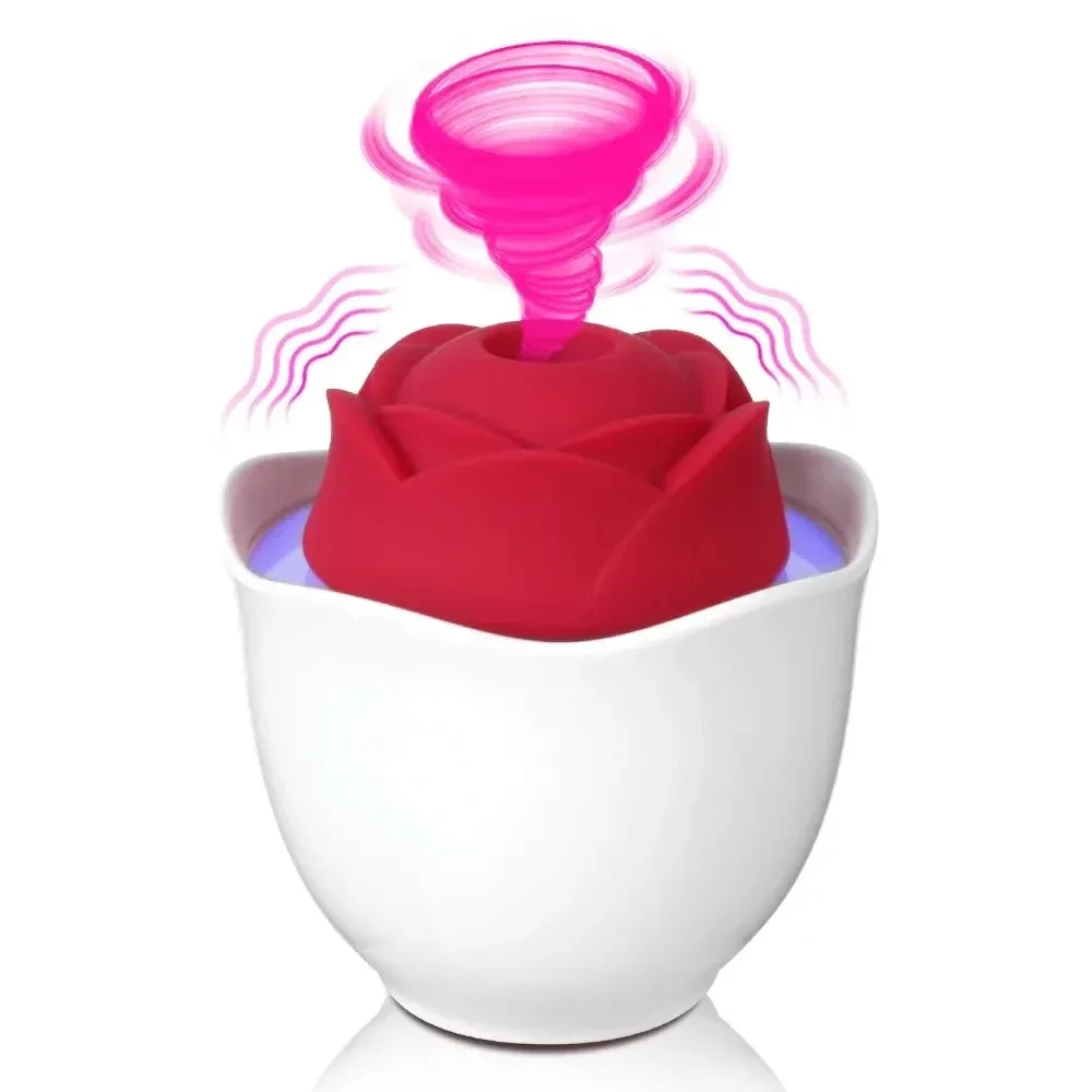 vibrador clitoris rosa recargable