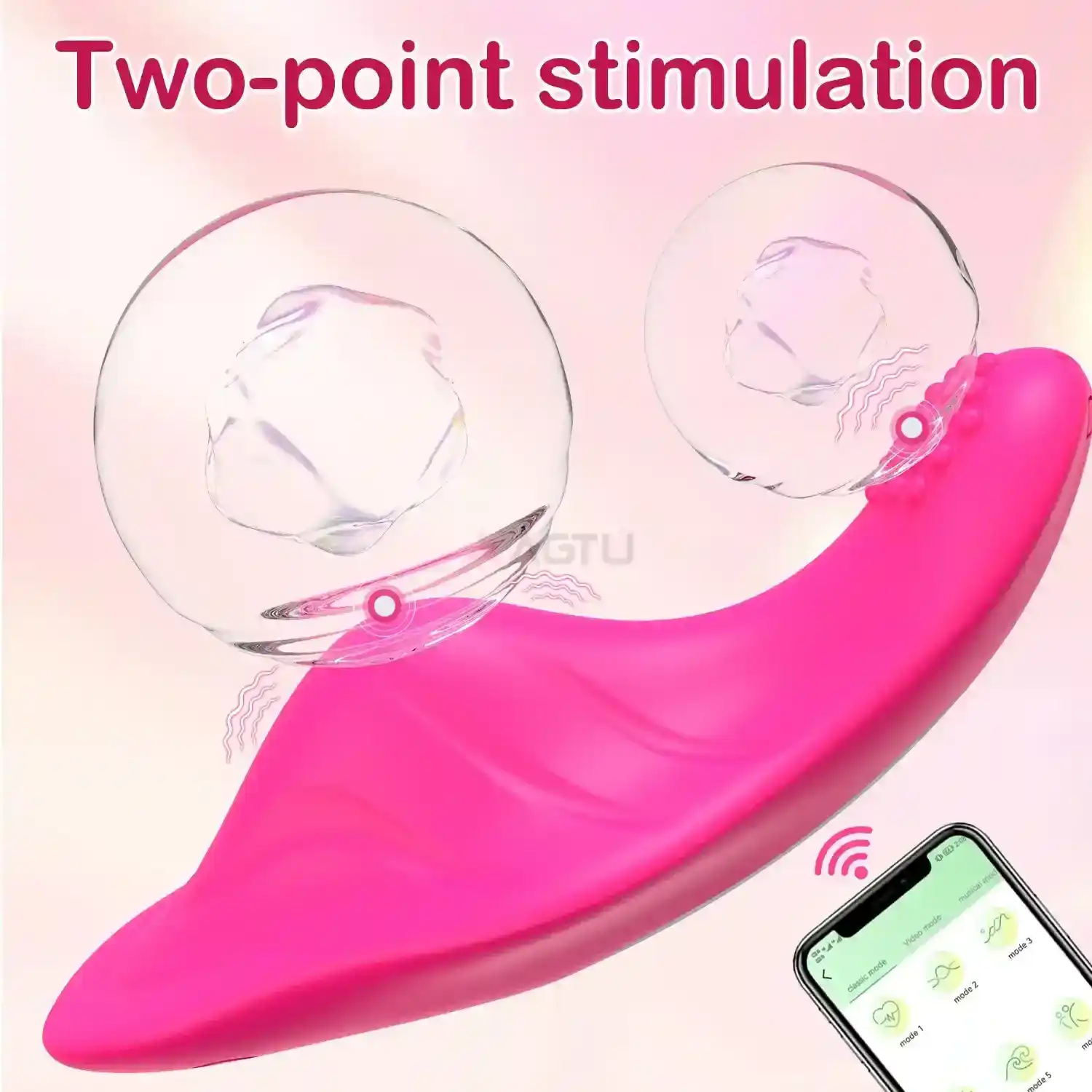 vibrador clitoris succion control por app